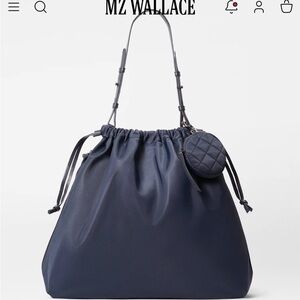MZ Wallace Navy Waverly Shoulder new nvr worn! Won’t leave up long!
